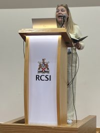 Marie Laffey at Podium